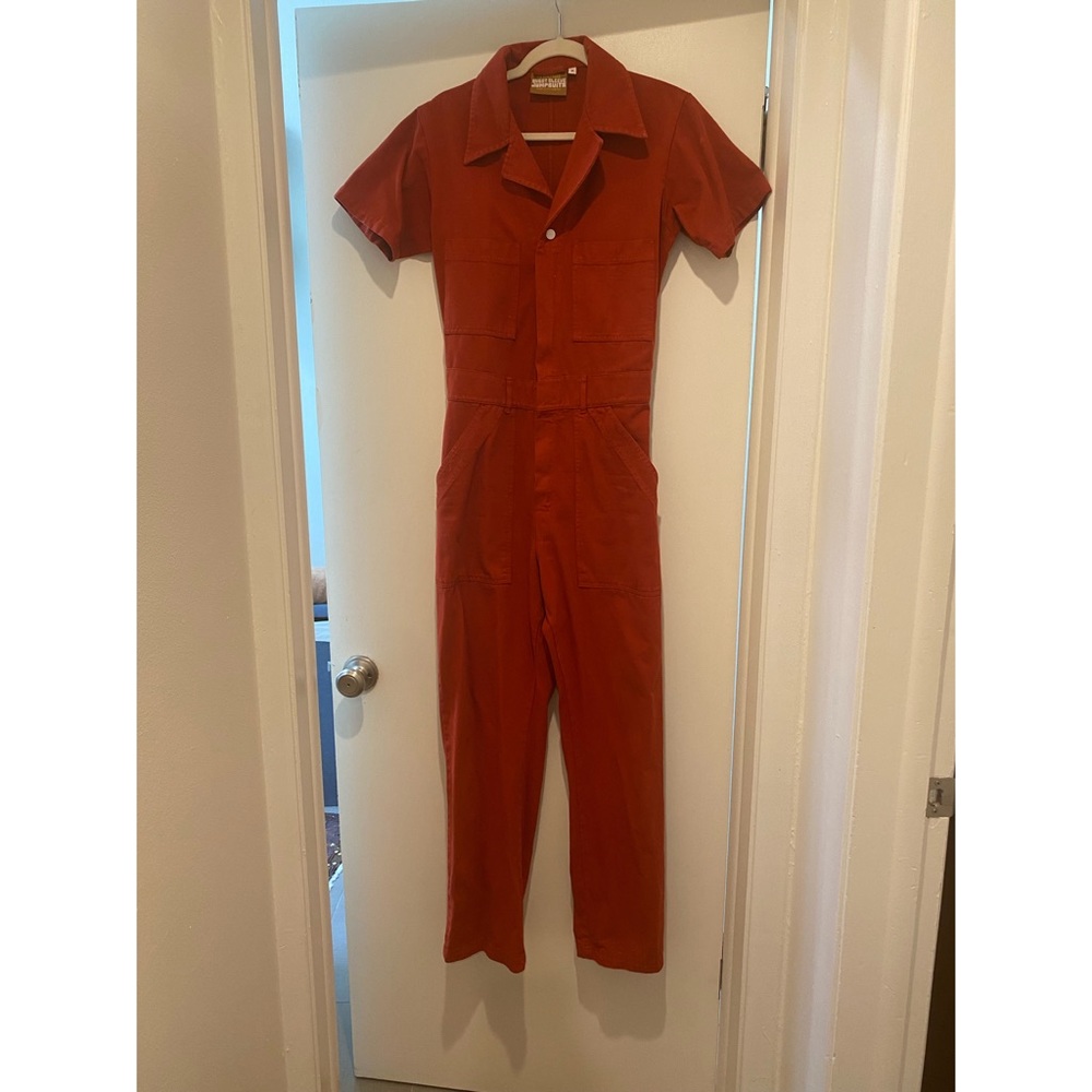 Big Bud Press Short Sleeve Jumpsuit - Paprika - Small